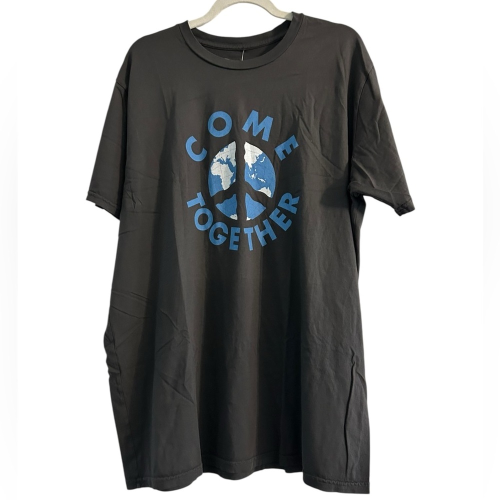 Worn Free John Lennon "Come Together" Tee Organic Cotton Size XL